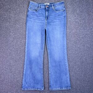 Denizen Levis Jeans Women 8 Blue Crop Flare Ultra High Rise Casual Stretch 30x26